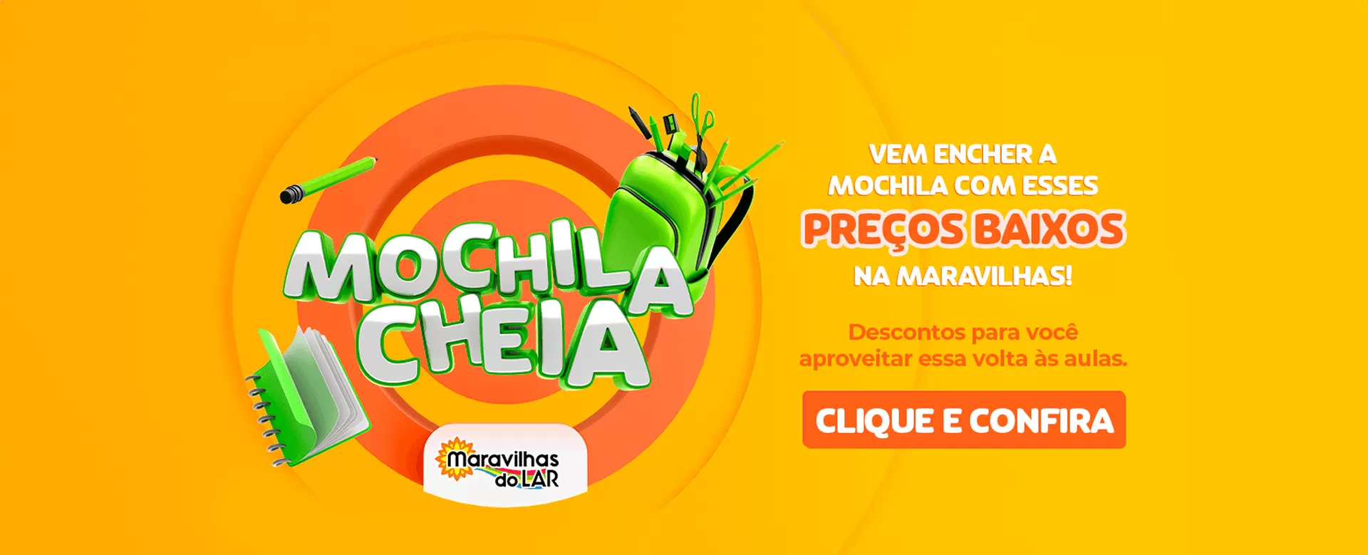 Maravilhas do Lar – Volta às Aulas - Item 3