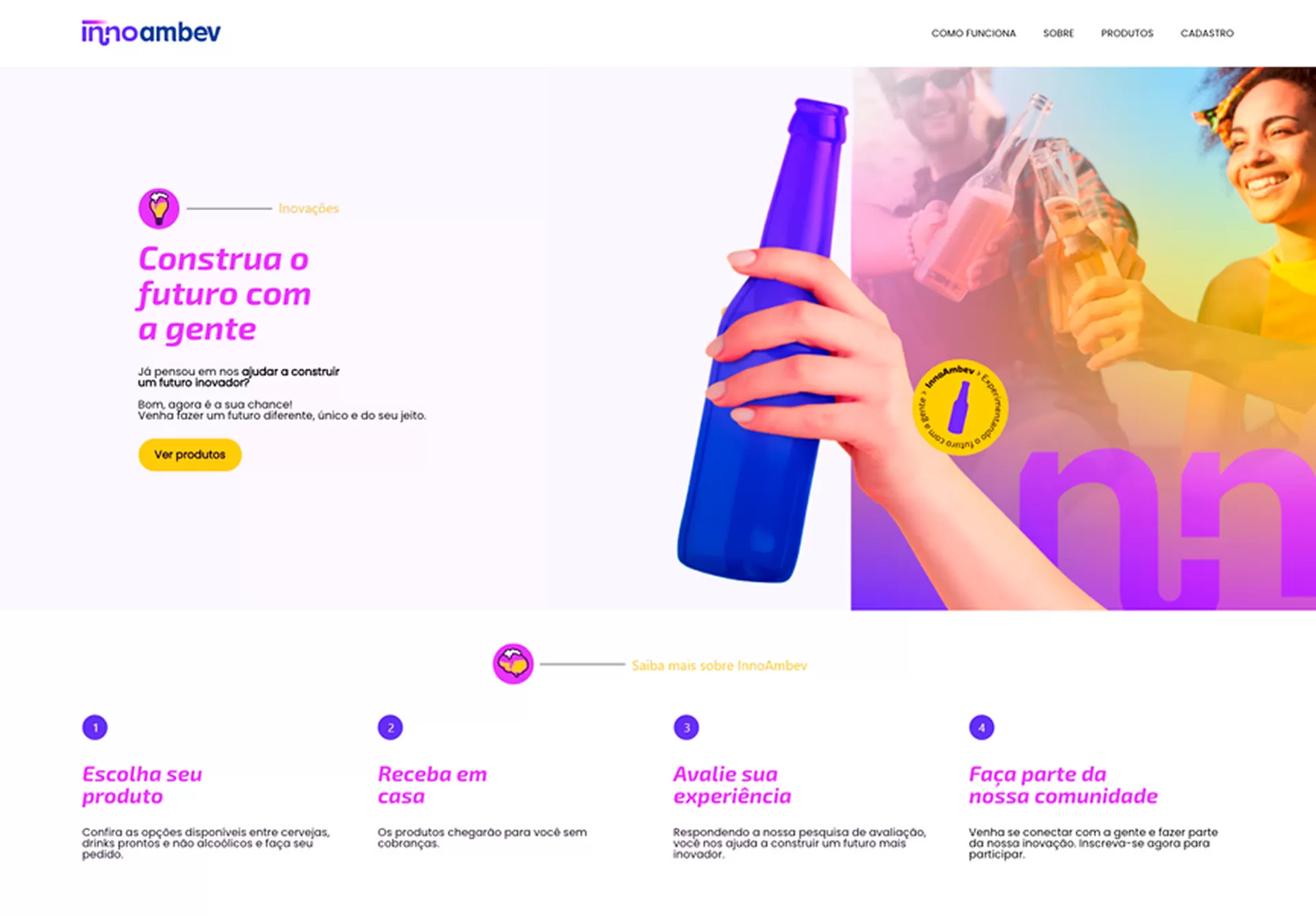 InnoAmbev – Landing Page - Item 1
