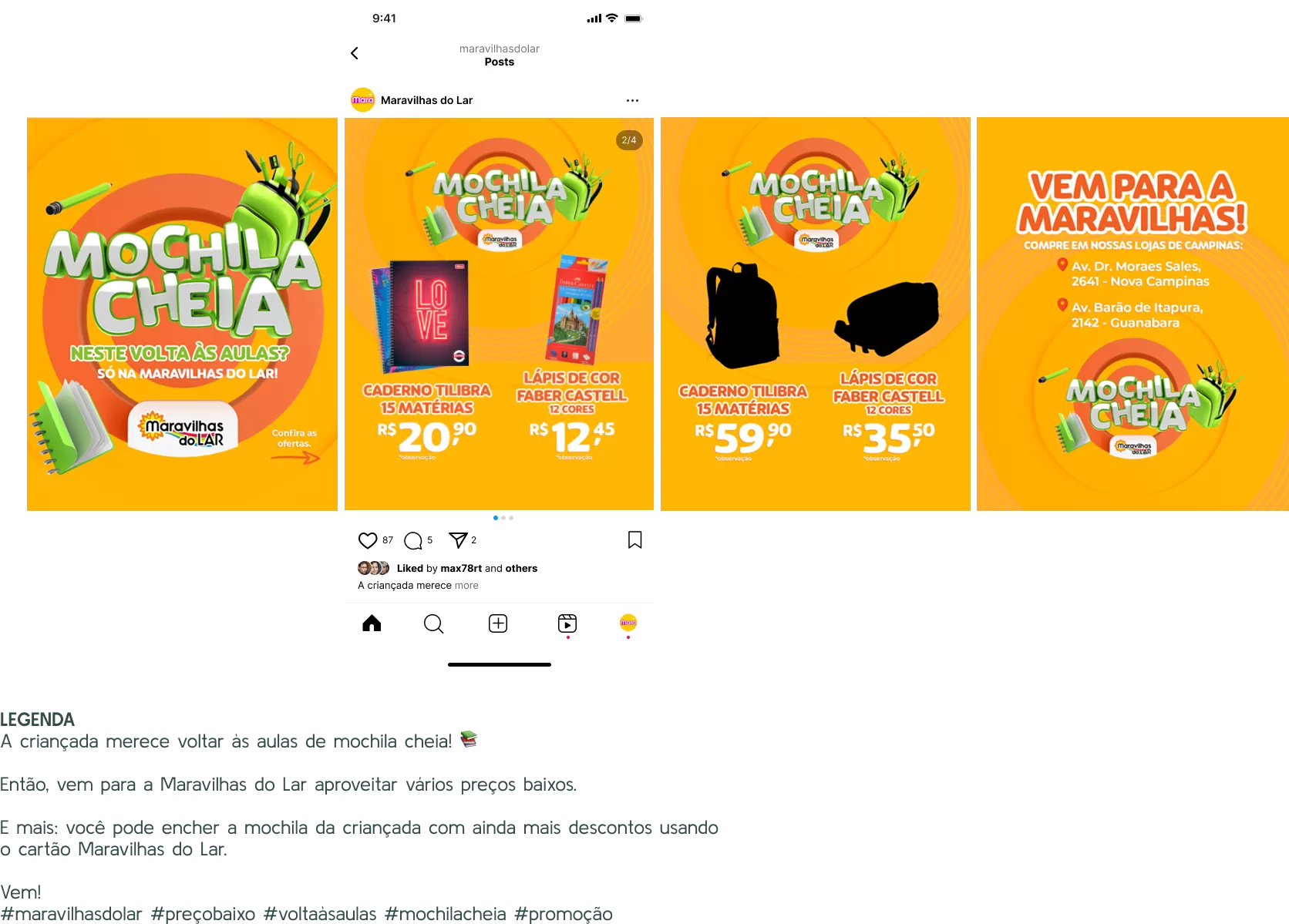 Maravilhas do Lar – Volta às Aulas - Item 4